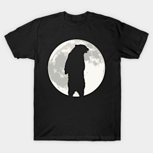 Full Moon Grizzly - Grizzly Bear Halloween T-Shirt